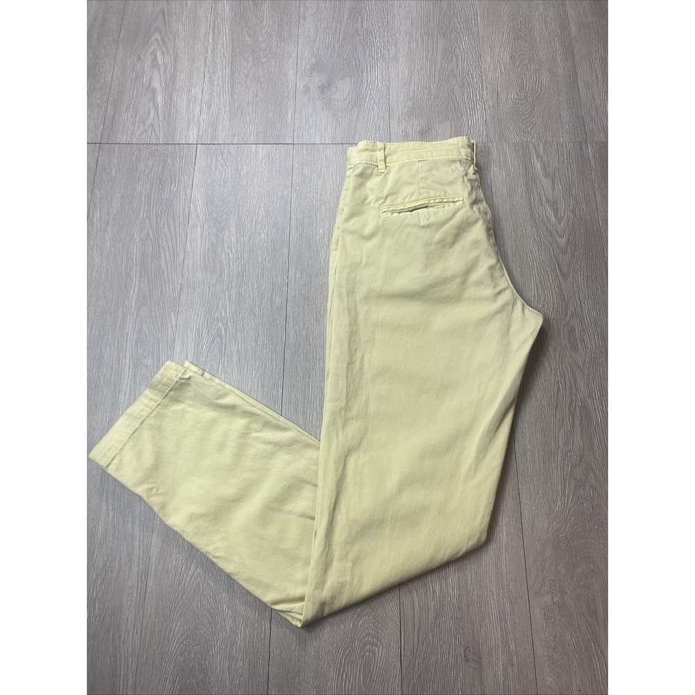 Chino by Anthropologie Pants Women's 28 Light Yellow 31x31 Summer Casual